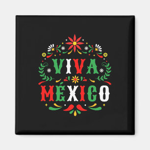 Viva Mexico für den Tag der mexikanischen Unabhäng Magnet