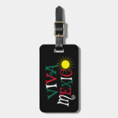 Viva Mexico Gepäckanhänger (Vorderseite vertikal)