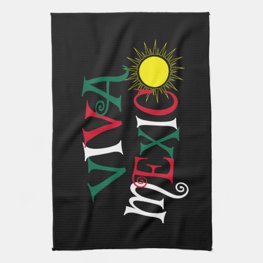 Viva Mexico Geschirrtuch (Vertikal)