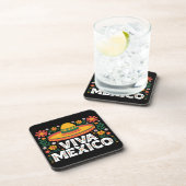 Viva Mexico Getränkeuntersetzer (Rechte Seite)