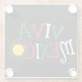 Viva Mexico Glasuntersetzer (Rückseite)