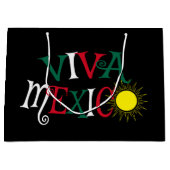 Viva Mexico Große Geschenktüte (Vorderseite)