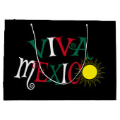 Viva Mexico Große Geschenktüte (Rückseite)