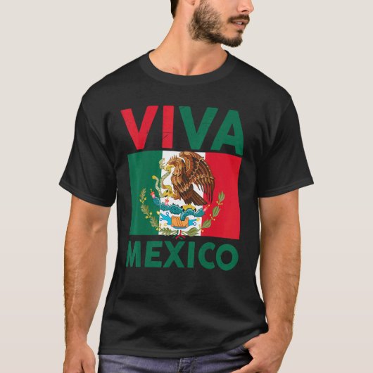Viva Mexico Hispanic mexikanische Flagge Prix Frau T-Shirt (Vorderseite)