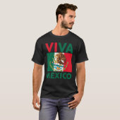 Viva Mexico Hispanic mexikanische Flagge Prix Frau T-Shirt (Vorne ganz)