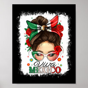 Viva Mexico Independence Day S Women Girls Poster