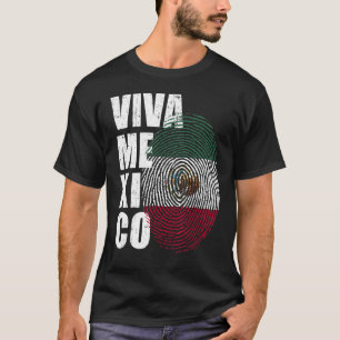 Viva Mexico ist in meiner DNA mexikanische Fingera T-Shirt