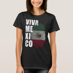 Viva Mexico ist in meiner DNA mexikanische Fingera T-Shirt