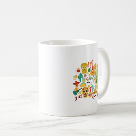 Viva mexico kaffeetasse (VorderseiteRechts)