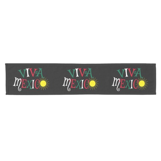Viva Mexico Kurzer Tischläufer (Horizontal)
