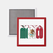 VIVA MEXICO MAGNET (Vorderseite/Rückseite)