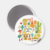 Viva mexico magnet (Vorderseite/Rückseite)