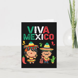 Viva Mexico Maracas Guitar Mexican Independence Bo Karte