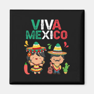Viva Mexico Maracas Guitar Mexican Independence Bo Magnet