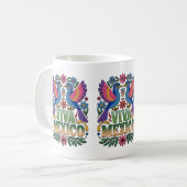 ¡Viva México! Mexican Pride Coffee Mug Kaffeetasse (Vorderseite Links)