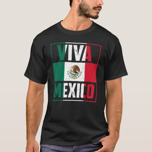 Viva Mexico   Mexico Independence Day Decorations T-Shirt (Vorderseite)