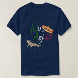 Viva Mexico Mexikanische Hörnechse T-Shirt