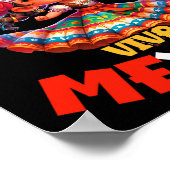 Viva Mexico Mexikanischer Unabhängigkeitstag Mexik Poster (Ecke)