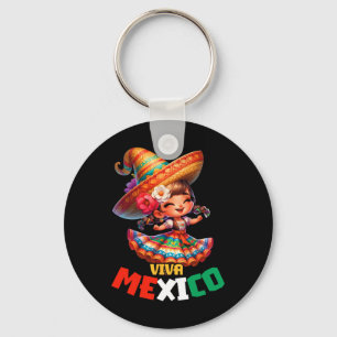 Viva Mexico Mexikanischer Unabhängigkeitstag Mexik Schlüsselanhänger