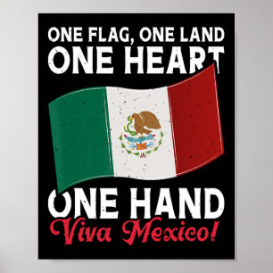 Viva Mexico - Mexiko Flag Mexikanischer Unabhängig Poster