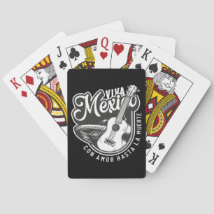 Viva Mexico Party mit meiner Gitarre Spielkarten