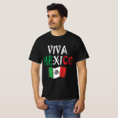 Viva Mexico Patriotic Design T-Shirt (Vorne ganz)