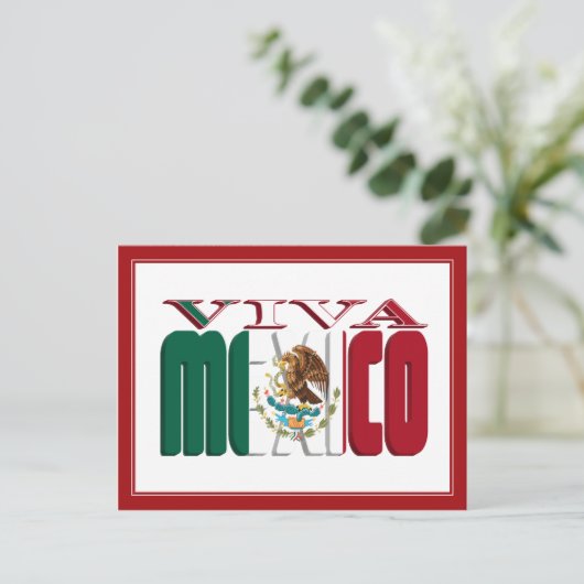 VIVA MEXICO POSTKARTE (Stehend Vorderseite)