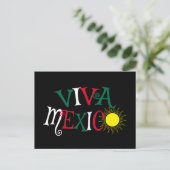 Viva Mexico Postkarte (Stehend Vorderseite)