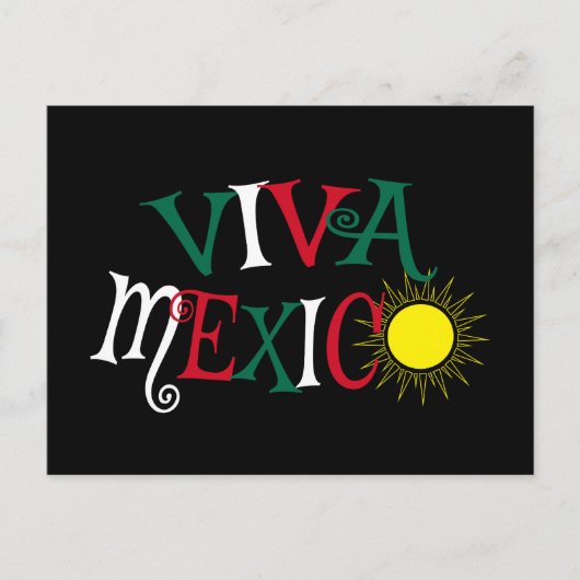 Viva Mexico Postkarte (Vorderseite)