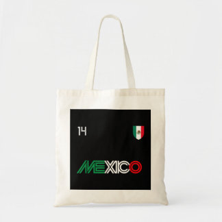 Viva Mexico Retro Football Soccer Mexikos Flagge Tragetasche