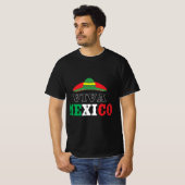 Viva Mexico Sombrero Celebration Design T-Shirt (Vorne ganz)