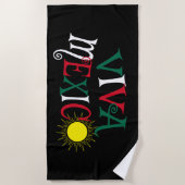 Viva Mexico Strandtuch (Vorderseite)