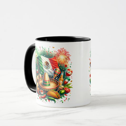 Viva Mexico Tasse (Vorderseite Links)