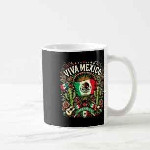 Viva Mexico Unabhängigkeitstag Mexikanische Flagge Kaffeetasse