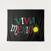 Viva Mexico Wandteppich (Vorderseite (Horizontal))