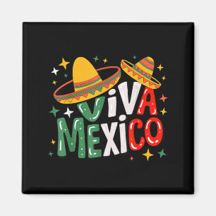 Viva Mexiko Kleinkind Mädchen Jungen mexikanische  Magnet