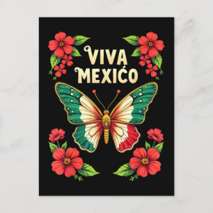 Viva Mexiko Mexikanischer Unabhängigkeitstag Feiertagspostkarte