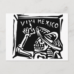 Viva Mexiko - Mexikos "Tag der Toten" Postkarte