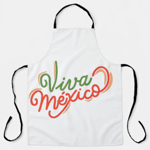 Viva Mexiko-Spanischer Ausdruck. Long Live Mexiko Schürze