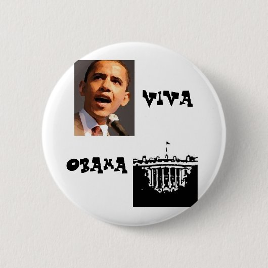 Viva Obama Button (Vorderseite)
