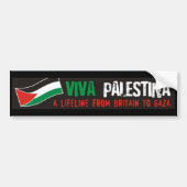 VIVA PALESTINA Autoaufkleber (Vorne)