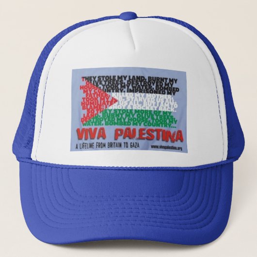 Viva Palestina Kappe (Vorderseite)