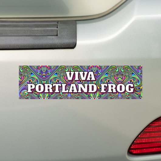 Viva Portland Frog Autoaufkleber (Auf Auto)
