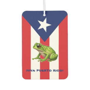 VIVA PUERTO RICO Coqui Customizable Air Fresher Autolufterfrischer