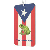 VIVA PUERTO RICO Coqui Customizable Air Fresher Autolufterfrischer (Links)
