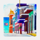 ¡Viva Puerto Rico! Keramikornament (Rückseite)