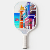 ¡Viva Puerto Rico! Pickleball Schläger (Rückseite)