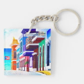 ¡Viva Puerto Rico! Schlüsselanhänger (Rückseite)