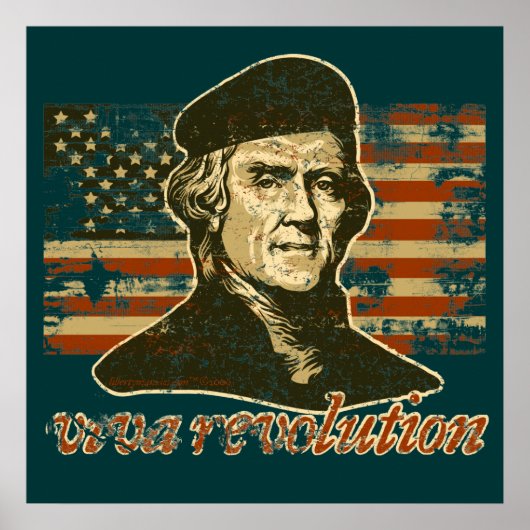 Viva Revolution Jefferson Poster (Vorne)