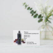 Viva schwarze Trauben - Visitenkarte (Stehend Vorderseite)